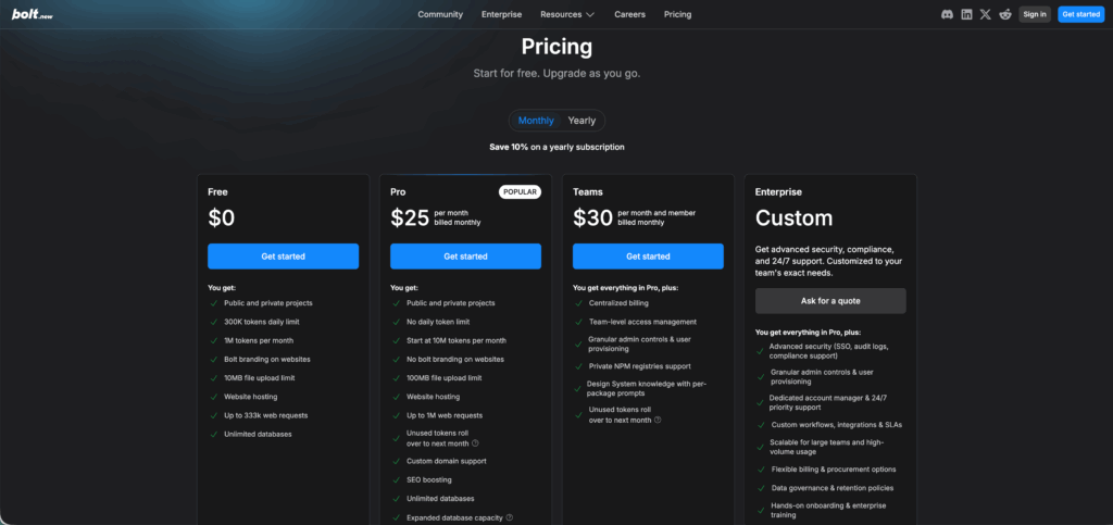 Boltの料金プラン