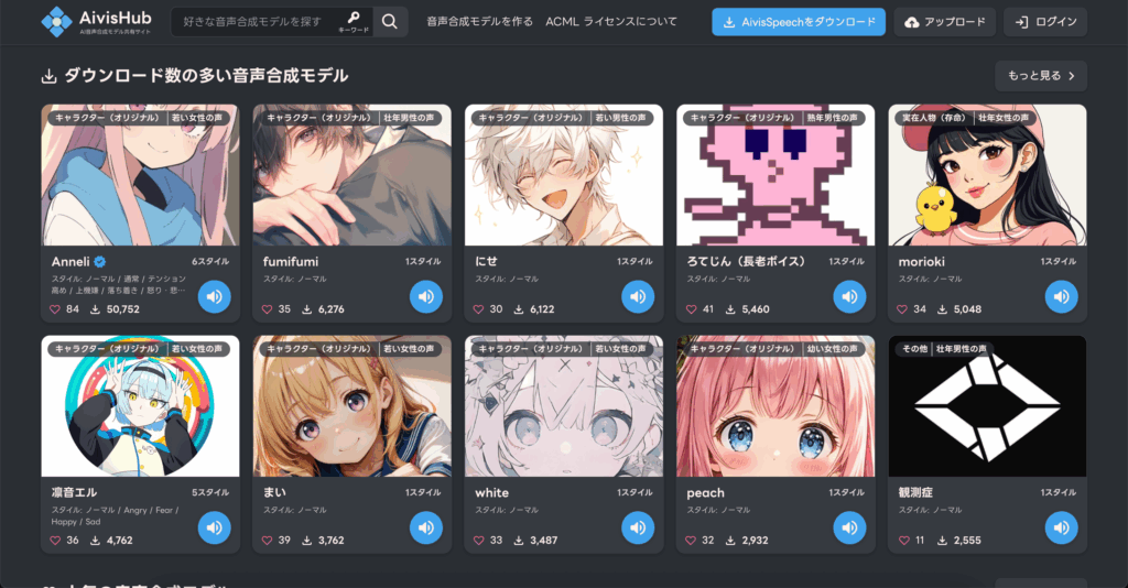 AivisHubの公式サイト