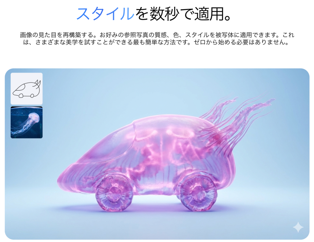 Nano Banana Proの公式ページ