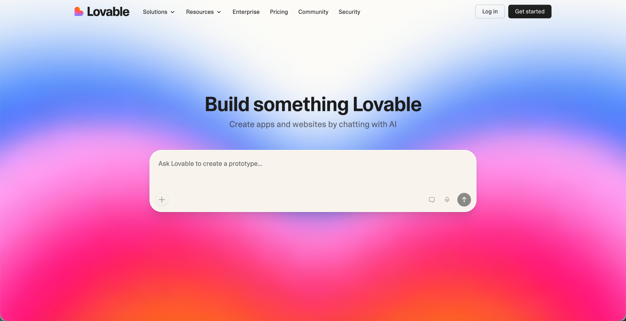 Lovableの公式サイト