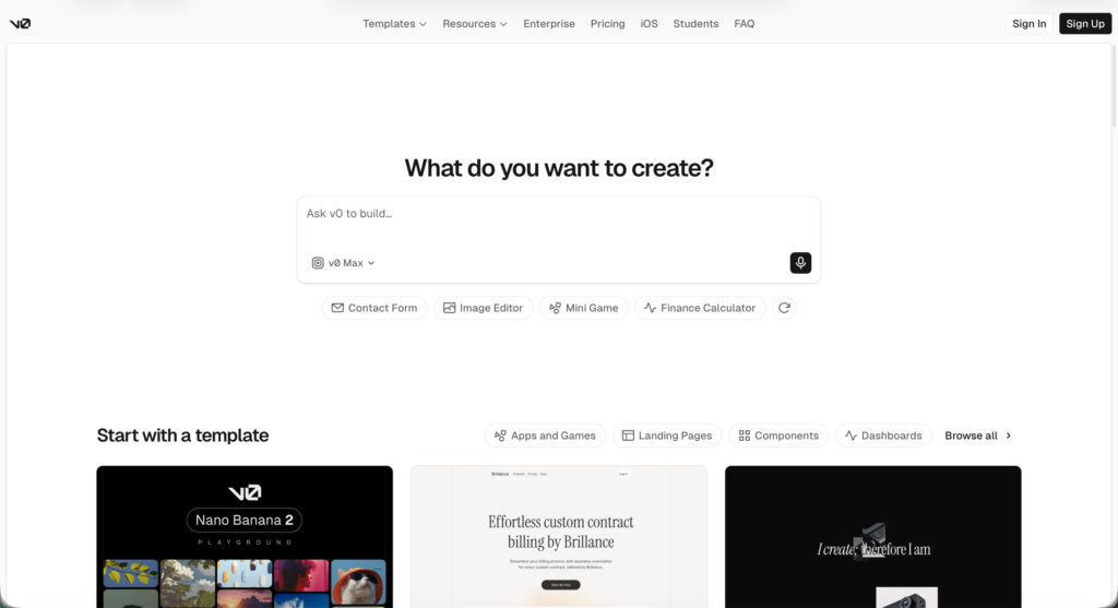 v0の公式サイト