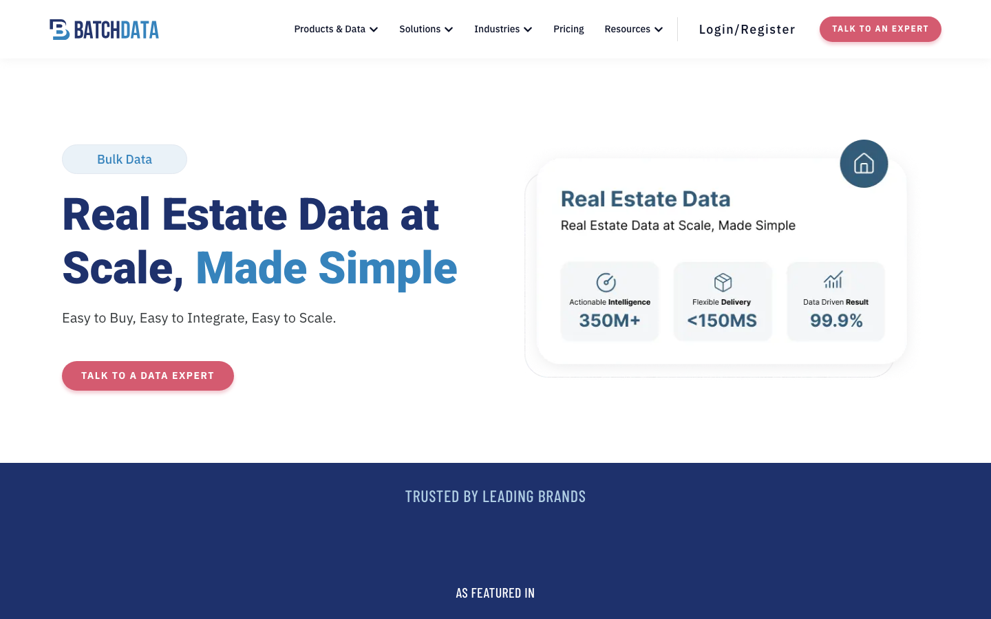 BatchDataの公式サイト