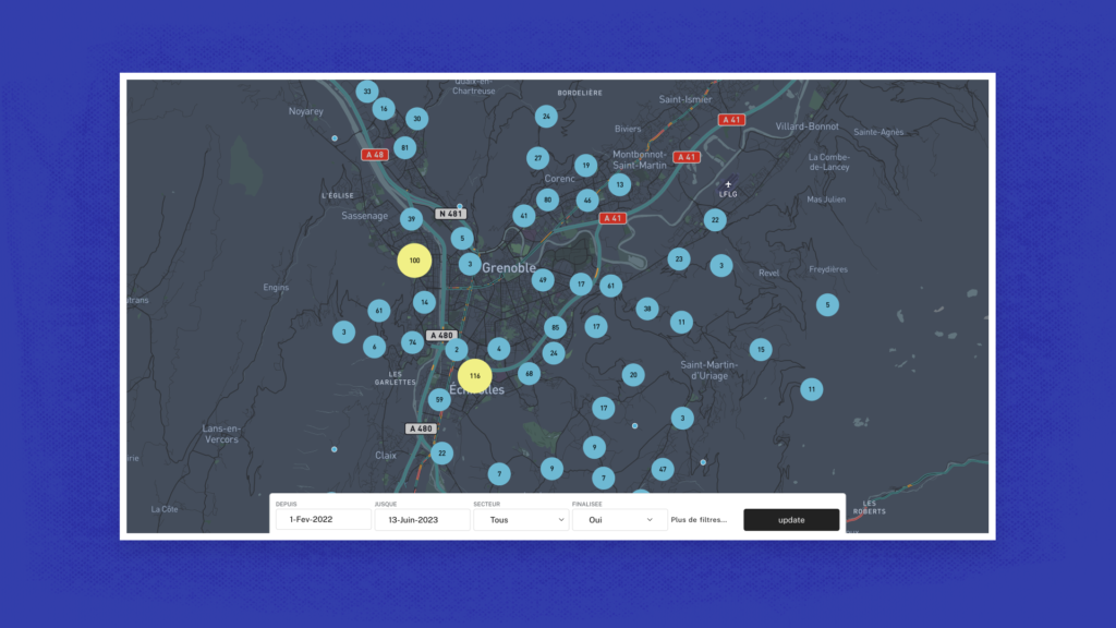 La Metroの公共水道網メンテナンスアプリ