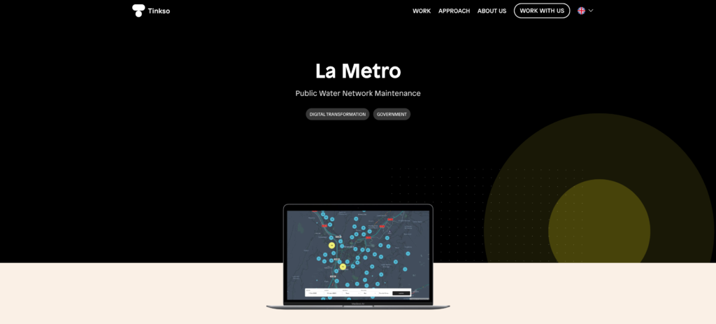La Metro(フランス・グルノーブル地区の公共水道網の維持管理システム)のページ