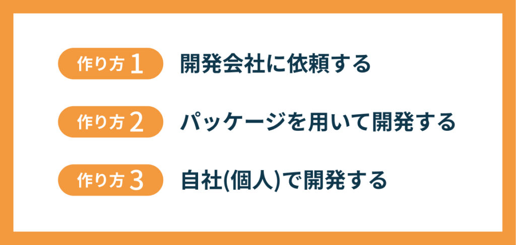 社内システムの作り方3選