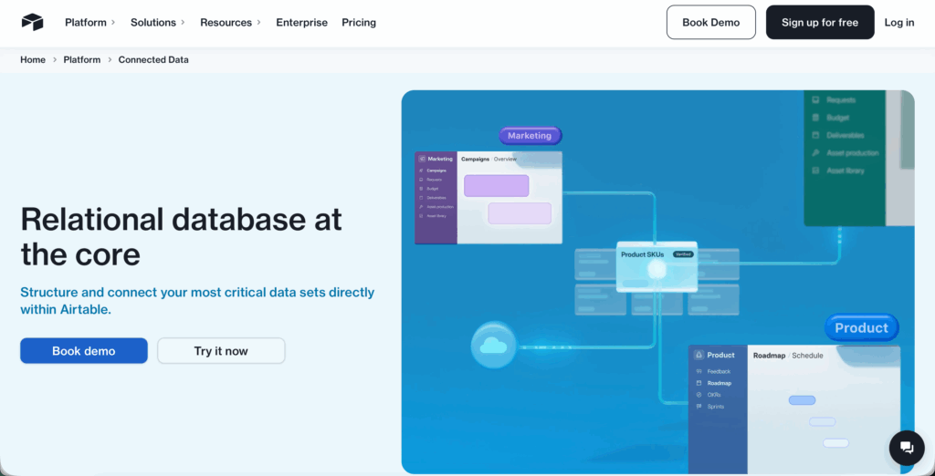 Airtableの公式サイト