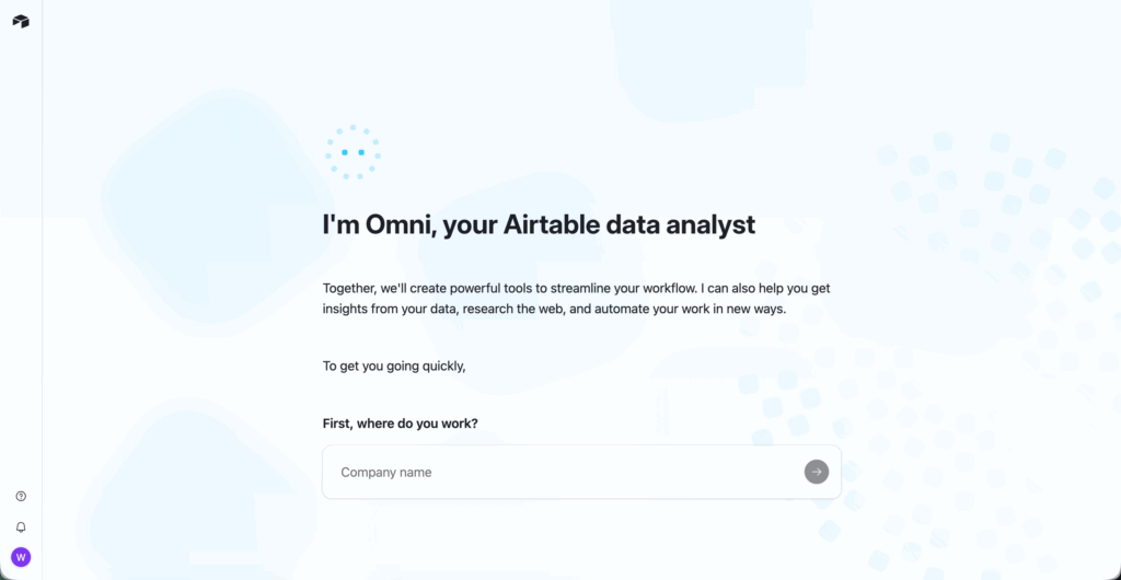 Airtableのアンケート画面